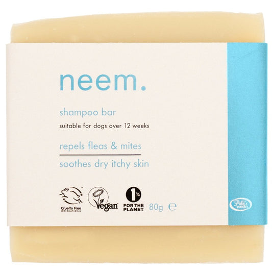 neem & tea tree dog shampoo bar