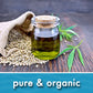Organic Cold Pressed Hemp Seed Oil for Skin, Hair & Face